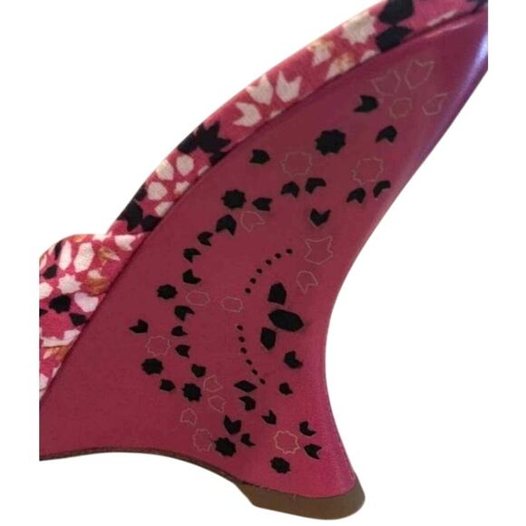 Jimmy Choo Sz 38.5 (8 - 8.5 US)  Magenta Pink Wedge Heel Sandals EUC - Picture 11 of 12